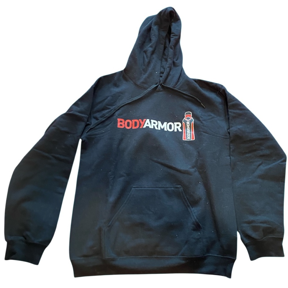 Gildan Black Hoodie with BODYARMOR Logo